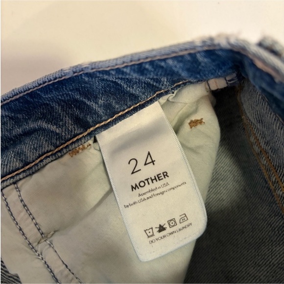 Mother Superior Jeans High Waisted The Bounce Hover Dart New w/tags size 24 - Picture 10 of 16
